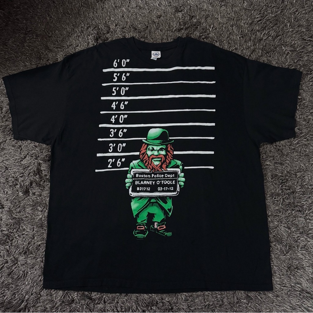 Vintage Leprechaun Mug Shot Tee